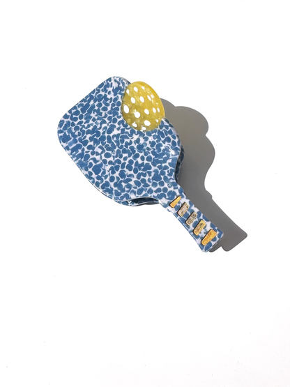 Pickleball Paddle Claw Hair Clip