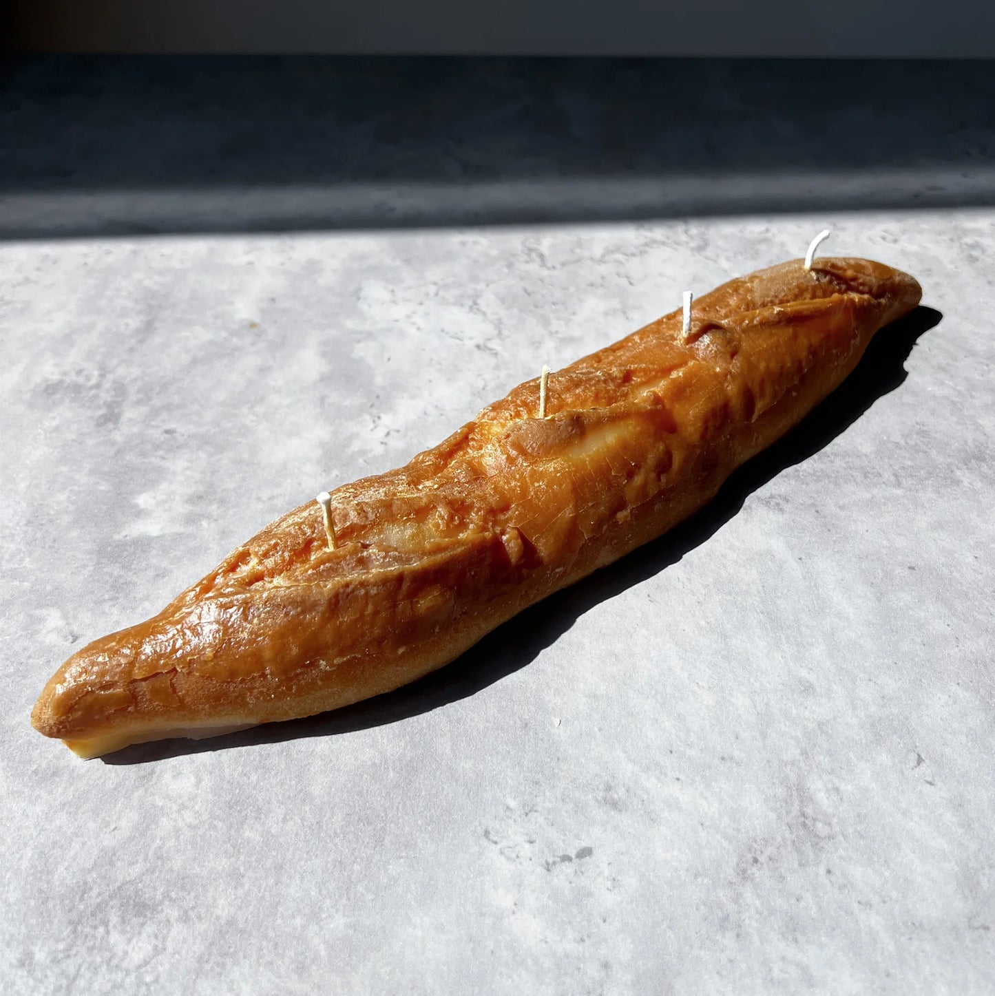 BAGUETTE 4 WICK BEESWAX CANDLE