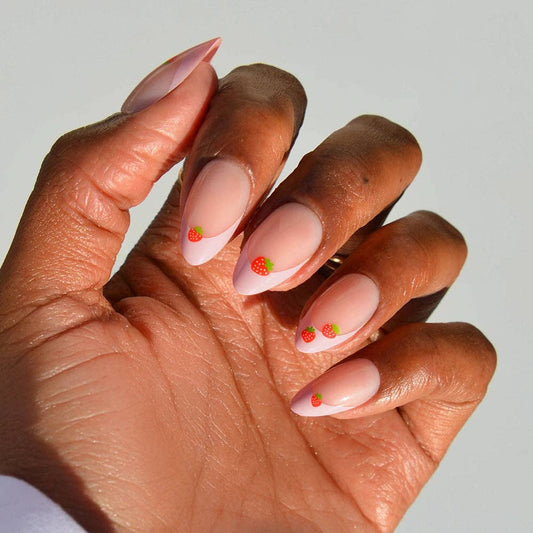 Strawberry Bits Press On Nails