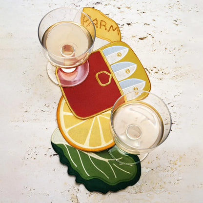 CEASAR SALAD LINEN NAPKIN SET