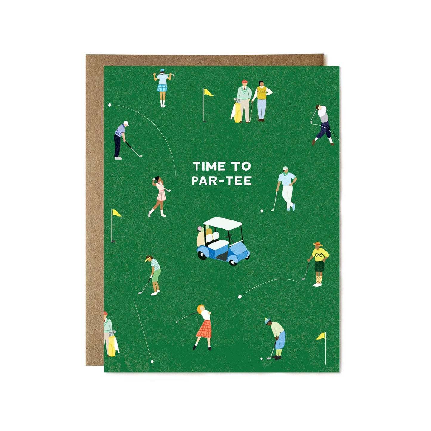 Time to Par-Tee Golf Card