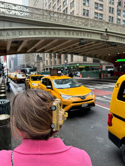 YELLOW TAXI HAIR CLIP