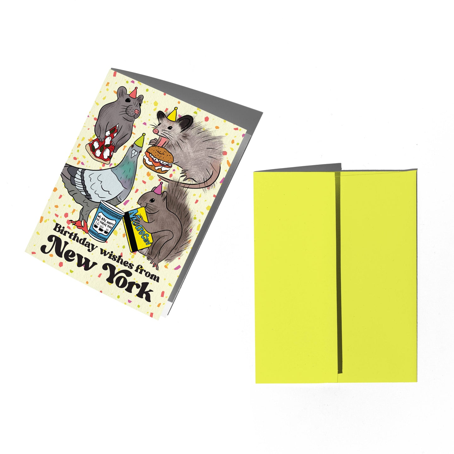 NYC Party Animal Birthday Card