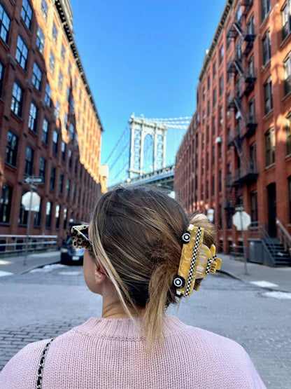 YELLOW TAXI HAIR CLIP