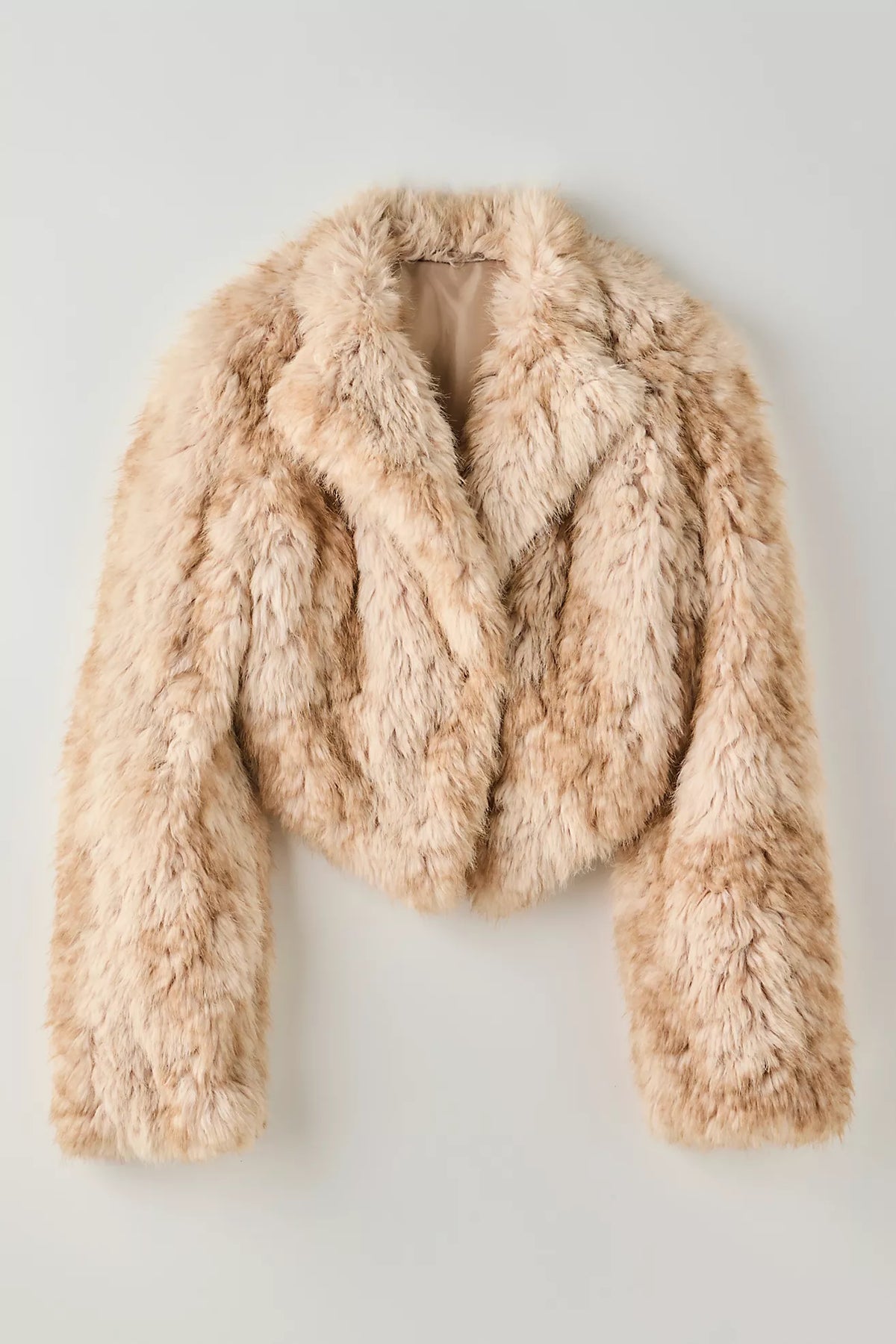 SUPERNOVA CROPPED FAUX FUR JACKET