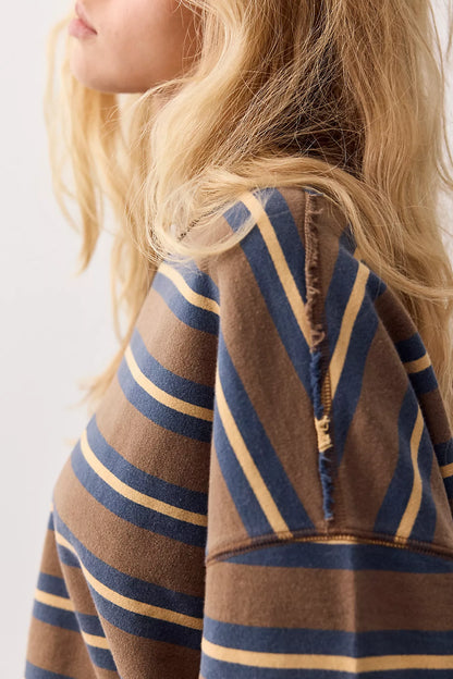 PALM SPRING STRIPED PULLOVER
