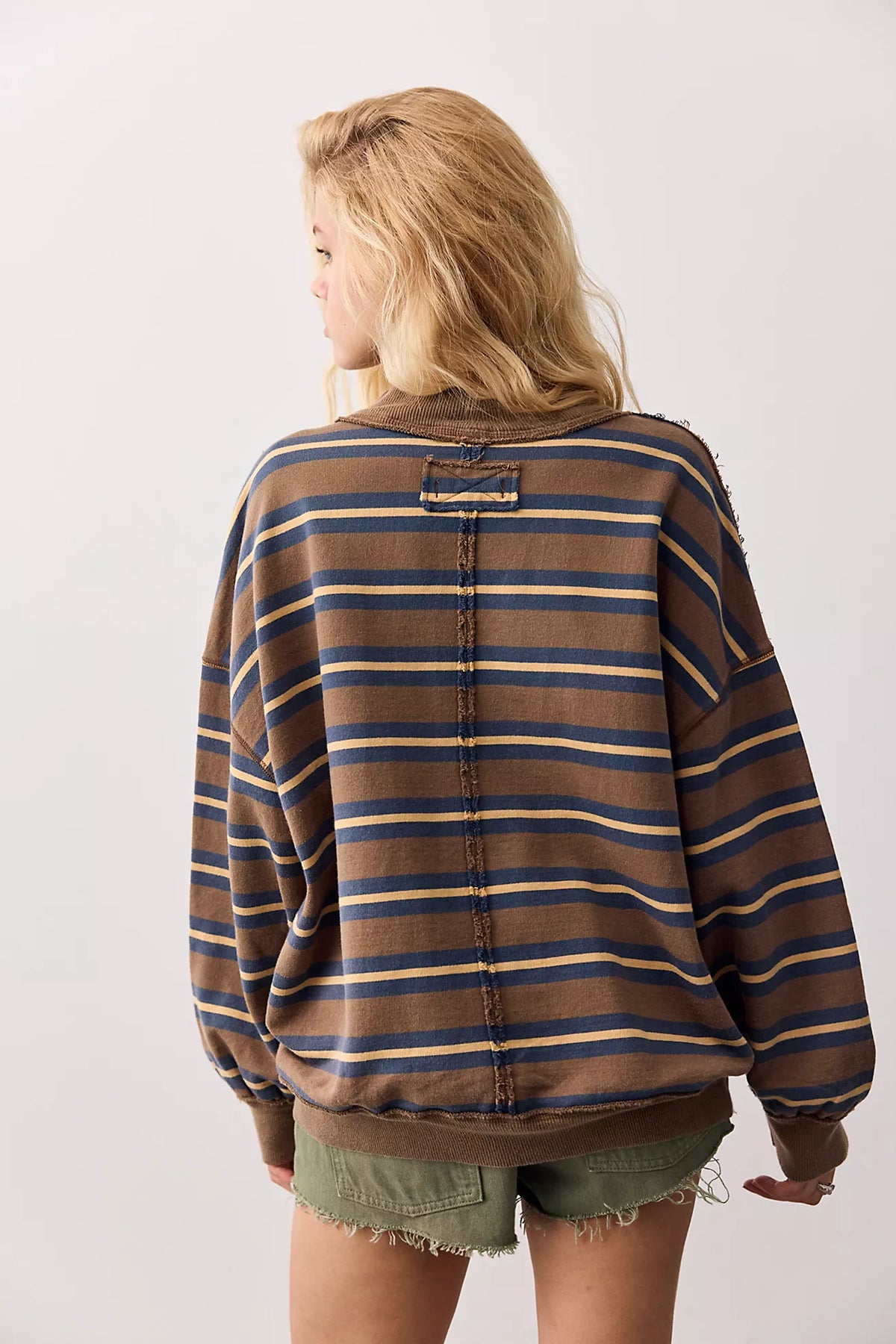 PALM SPRING STRIPED PULLOVER
