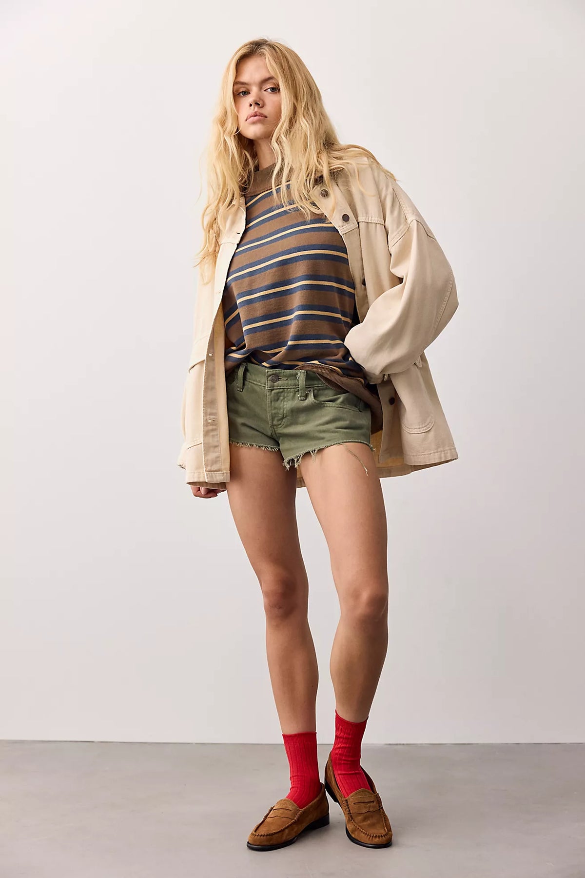 PALM SPRING STRIPED PULLOVER