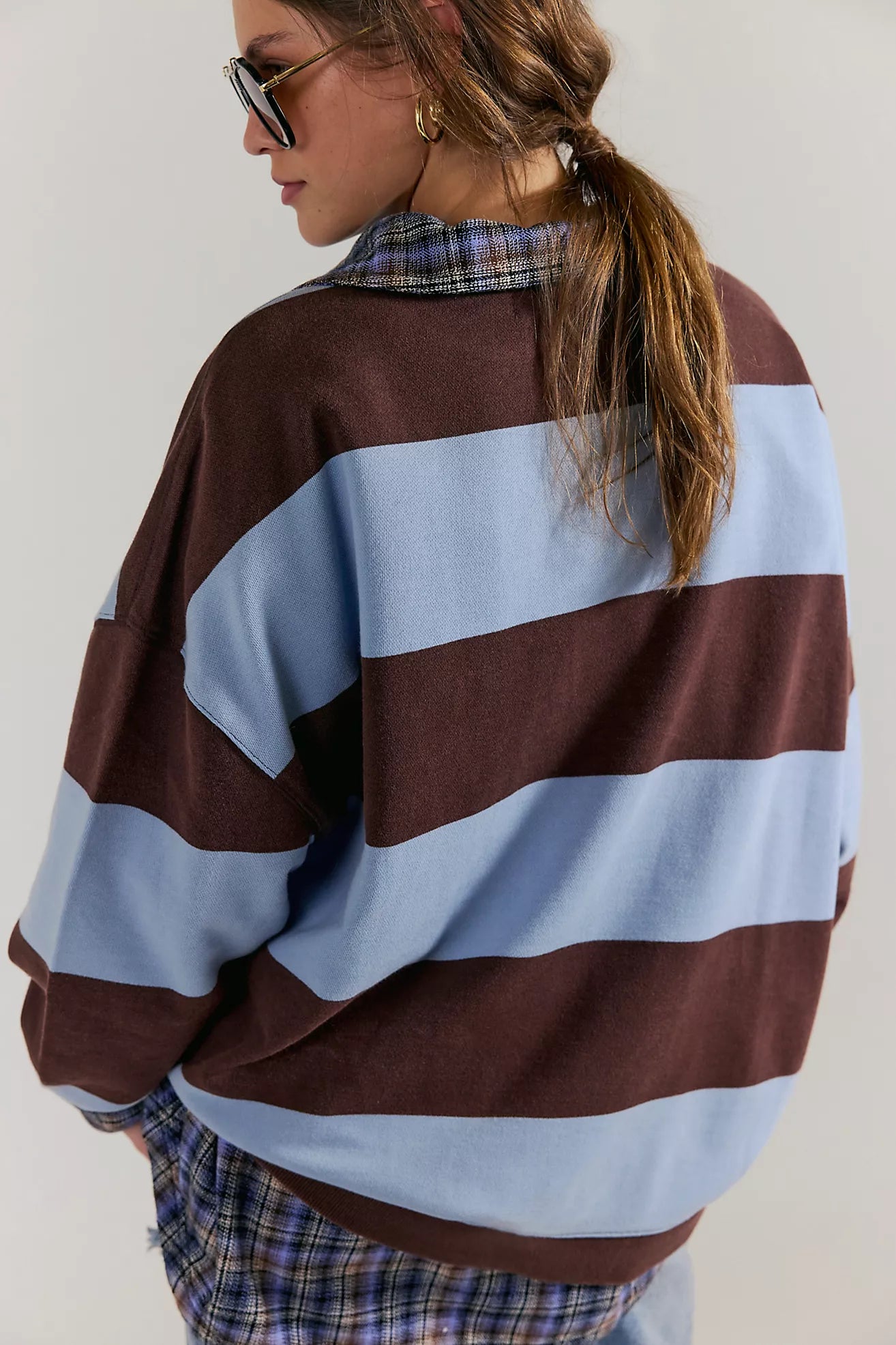 NEW CLASSIC STRIPE OVERSIZED CREWNECK