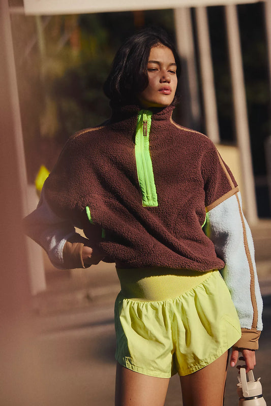 COLORBLOCK MOUNTAIN HIGH 1/2 ZIP FLEECE