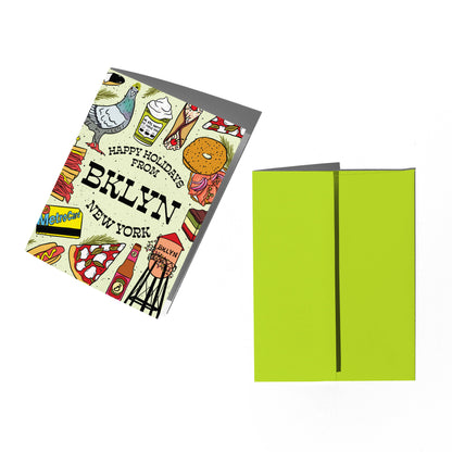 Happy Holidays from Brooklyn Card