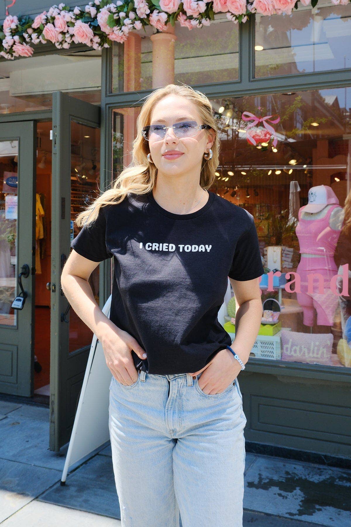 I CRIED TODAY GRAPHIC TEE