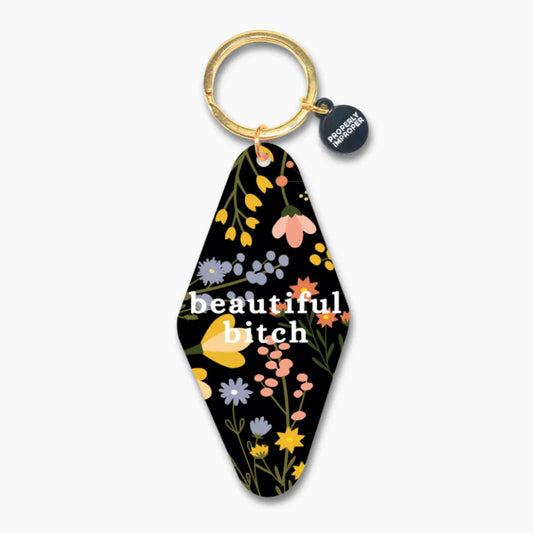 BEAUTIFUL BITCH KEYCHAIN