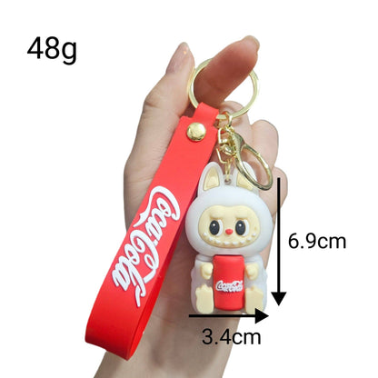 LABUBU COLA KEYCHAIN