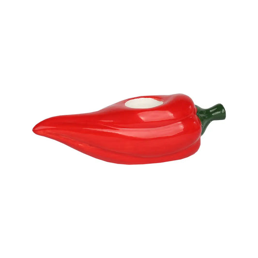 CHILI PEPPER CERAMIC CANDLE HOLDER