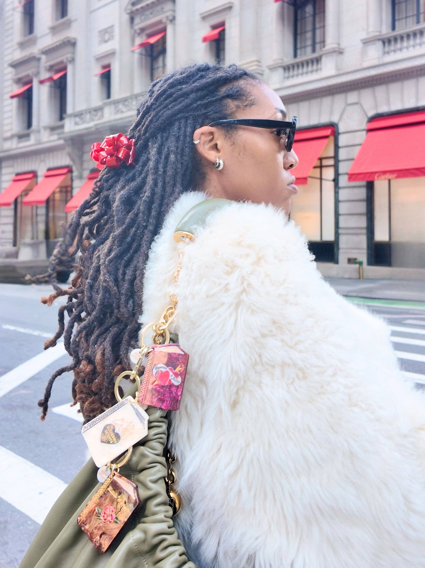 Hand-painted Wuthering Heights Bag Charm + Keychain