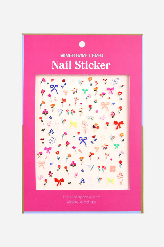 FLOWER POP NAIL STICKERS