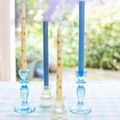 FLORAL TAPER CANDLES (PACK OF 2)