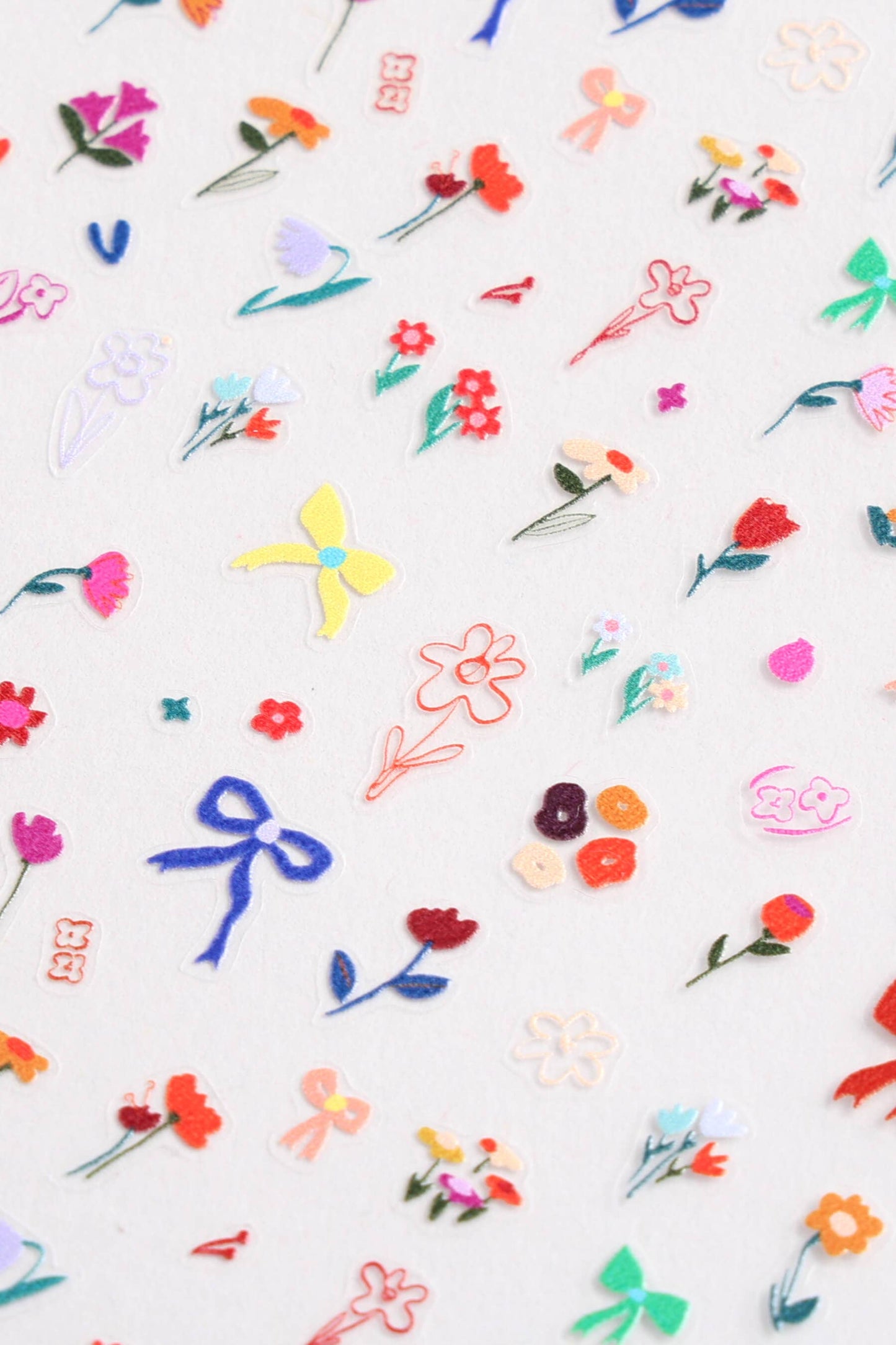 FLOWER POP NAIL STICKERS