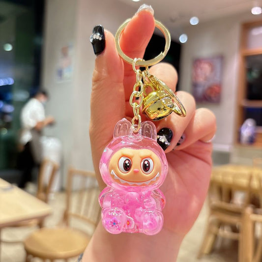 GLITTER LABUBU KEYCHAIN