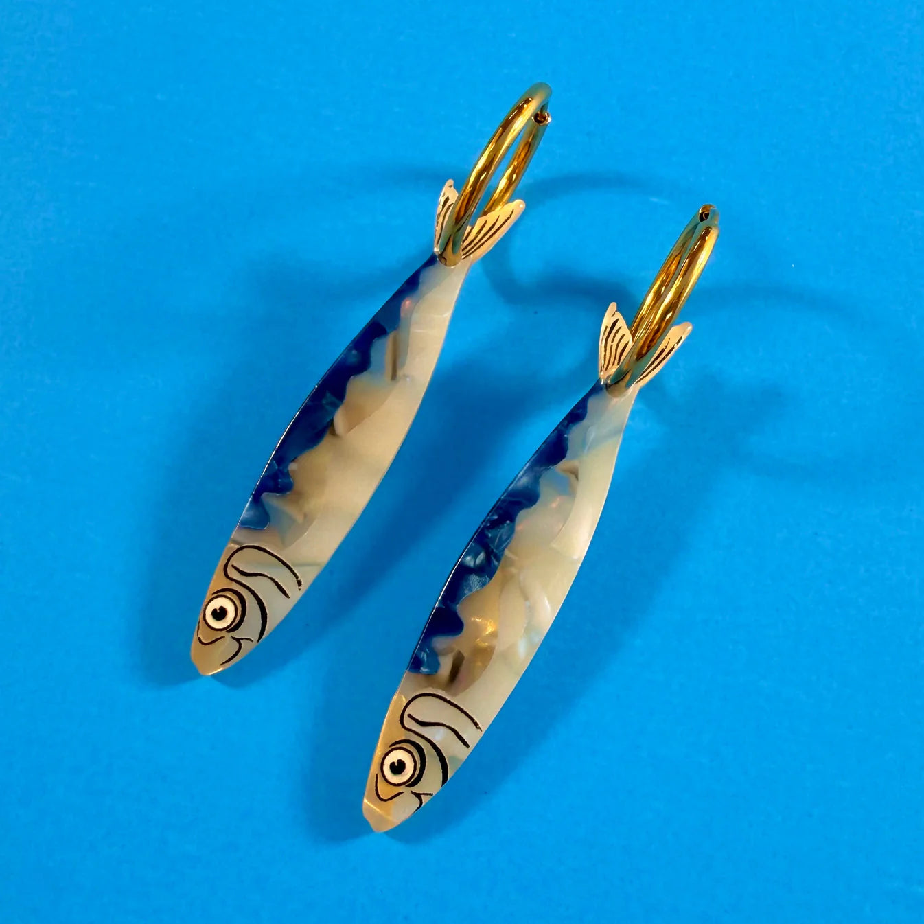 SARDINE TIN CAN EARRINGS