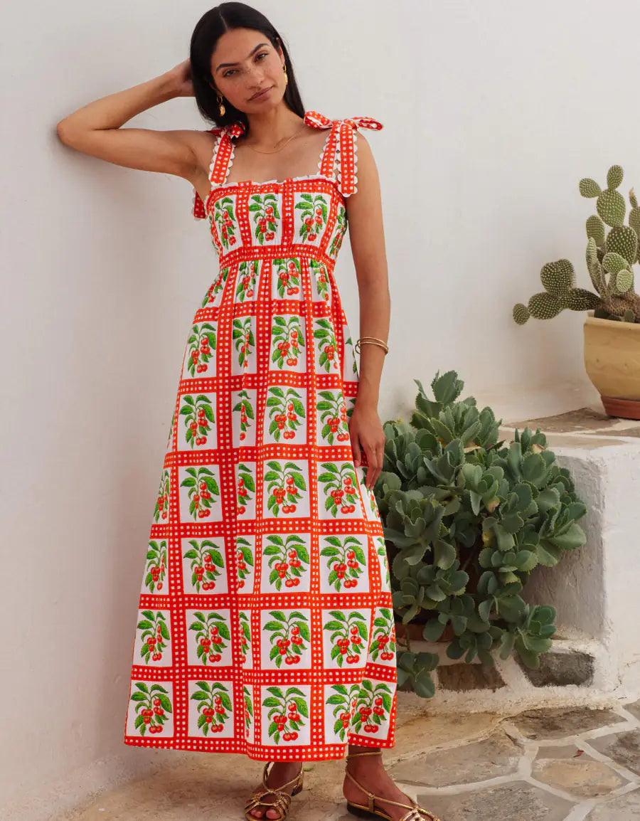 IMMY CHERRY PICNIC DRESS