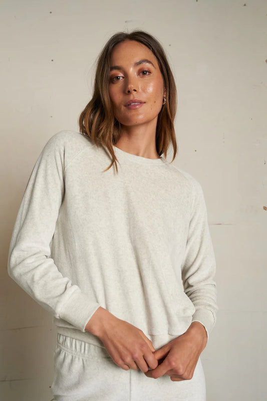STELLA VELOUR RAGLAN SWEATSHIRT