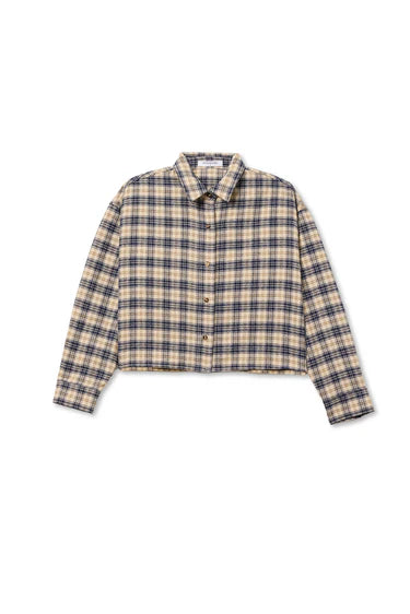 TATE PLAID BUTTON FRONT SHIRT