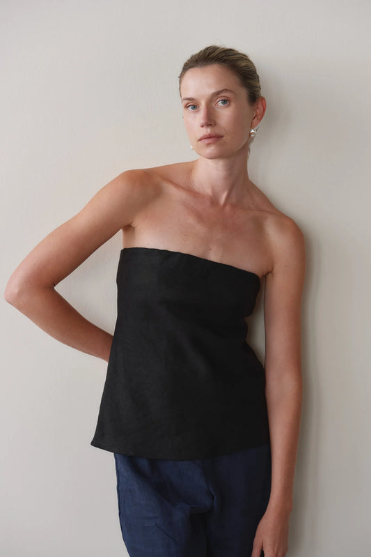 JET LINEN TUBE TOP