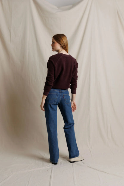 CHERRY LACQUER ZIGGY SWEATSHIRT