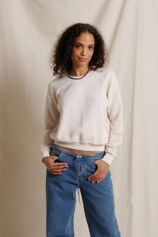 WHITECAP GREY ZIGGY SWEATSHIRT